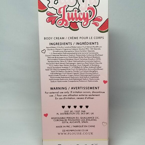 P.Louise - Let's Get Juicy Body Cream - Watermelon - Picture 3 of 7